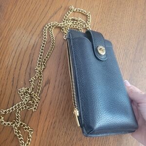 Coach Turnlock Pebbled Leather small crossbody bag